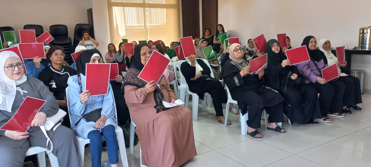 ” أهلنا ” نظمت بالتعاون مع ” أمنية شفاء” نشاط توعية حول سرطان الثدي: الكشف المبكر خطوة أساسية للوقاية والعلاج ” أهلنا ” نظمت بالتعاون مع ” أمنية شفاء” نشاط توعية حول سرطان الثدي: الكشف المبكر خطوة أساسية للوقاية والعلاج